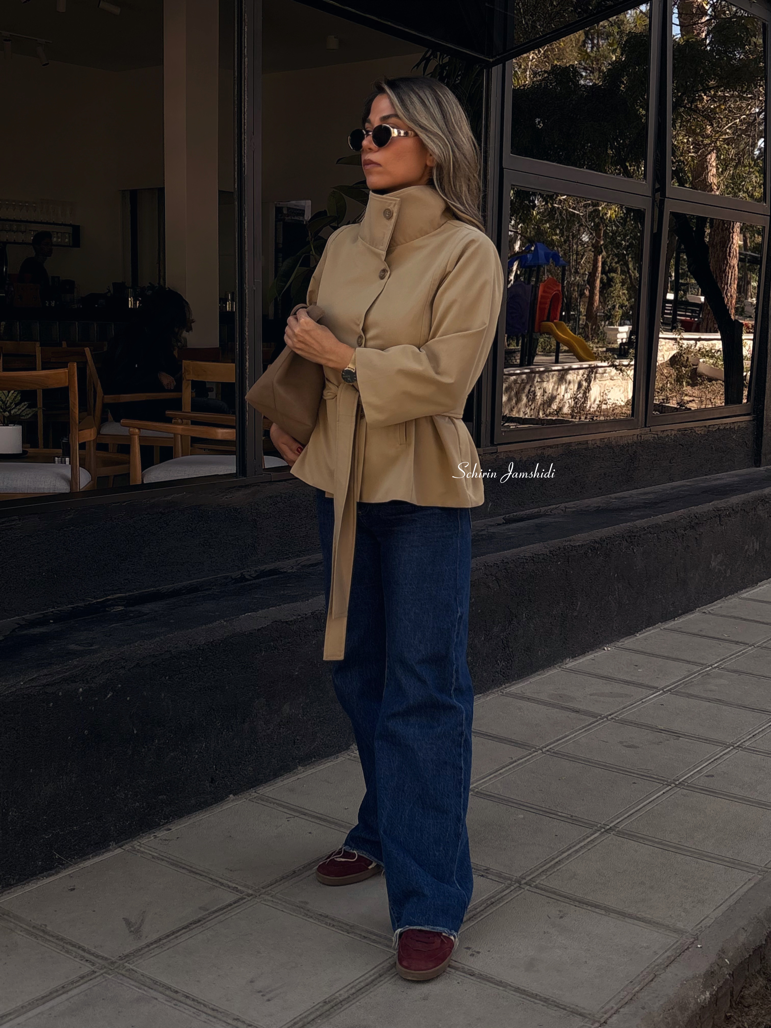 ترنچ کت کوتاه